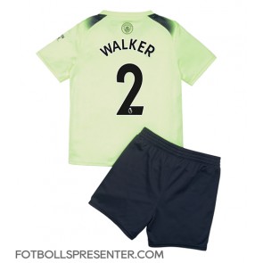 Manchester City Kyle Walker #2 Tredje tröja Barn 2022-23 Kortärmad (+ korta byxor)